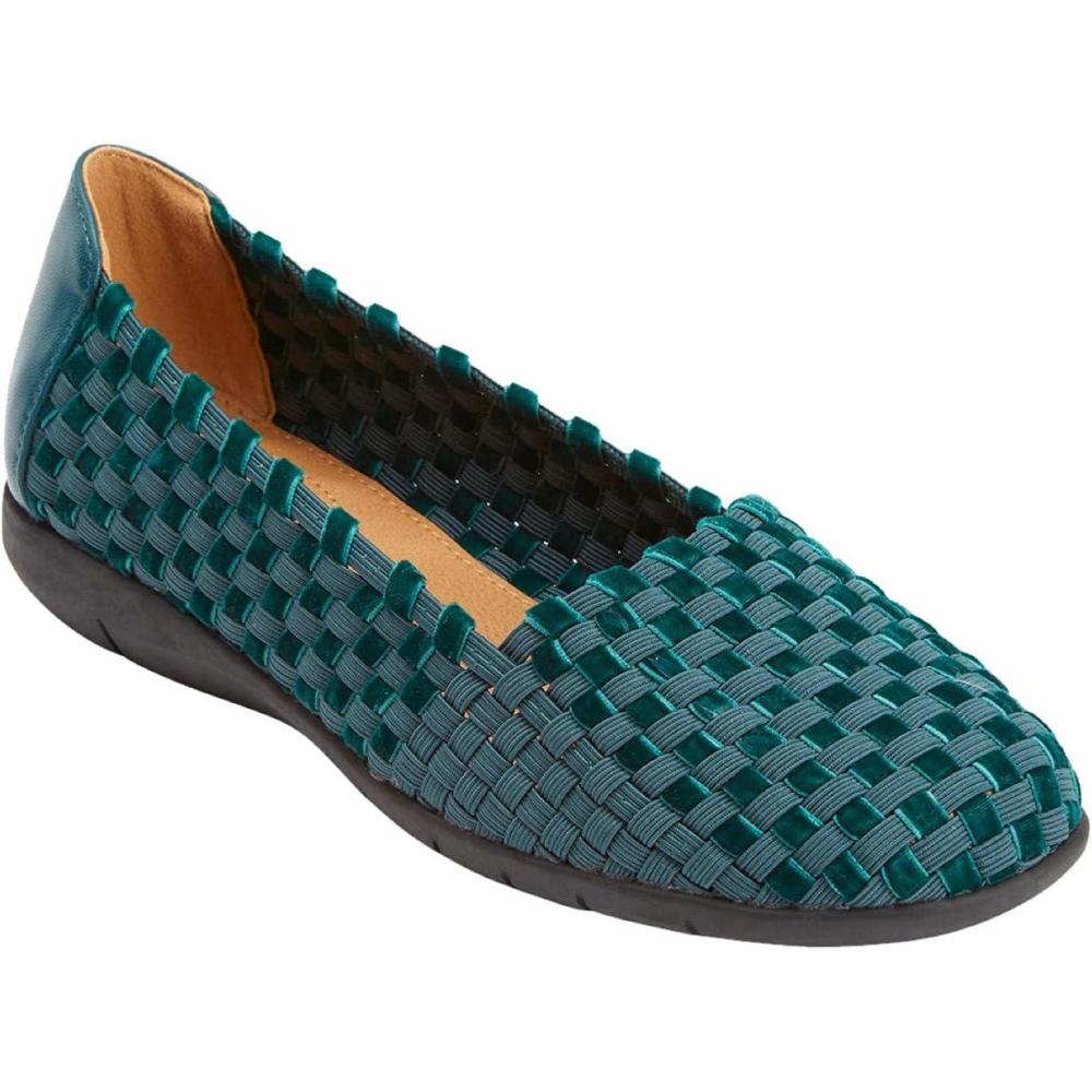 imageComfortview Womens The Bethany Slip On Flat Wide Widths AvailableDark Hunter