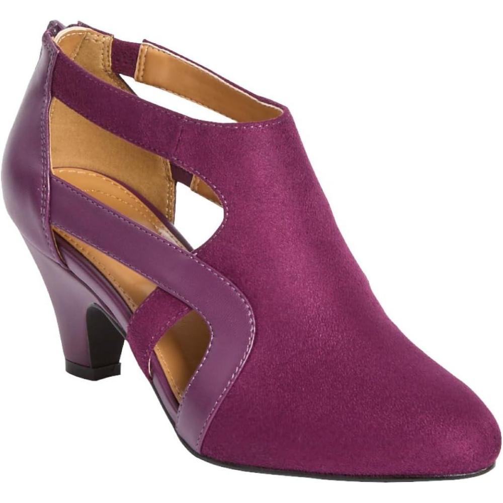 imageComfortview Womens Wide Width The Sage PumpEggplant