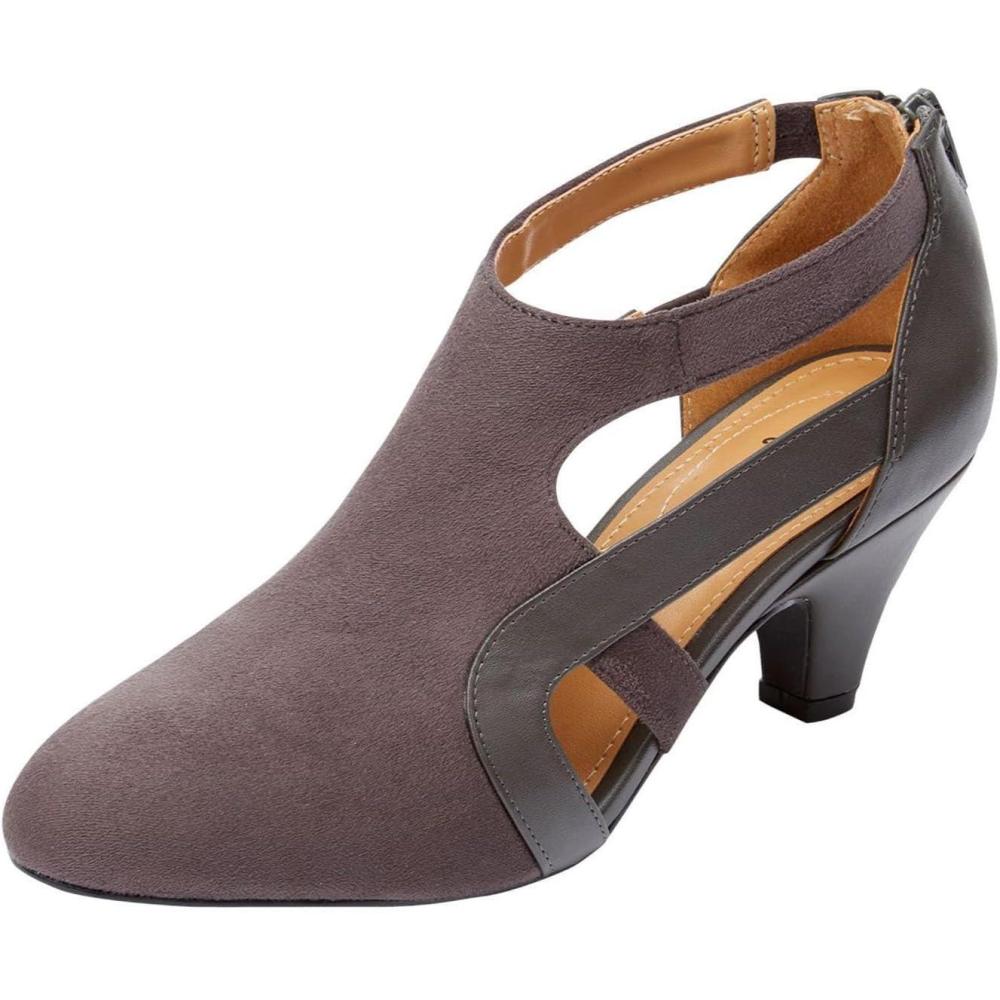 imageComfortview Womens Wide Width The Sage PumpSlate Grey
