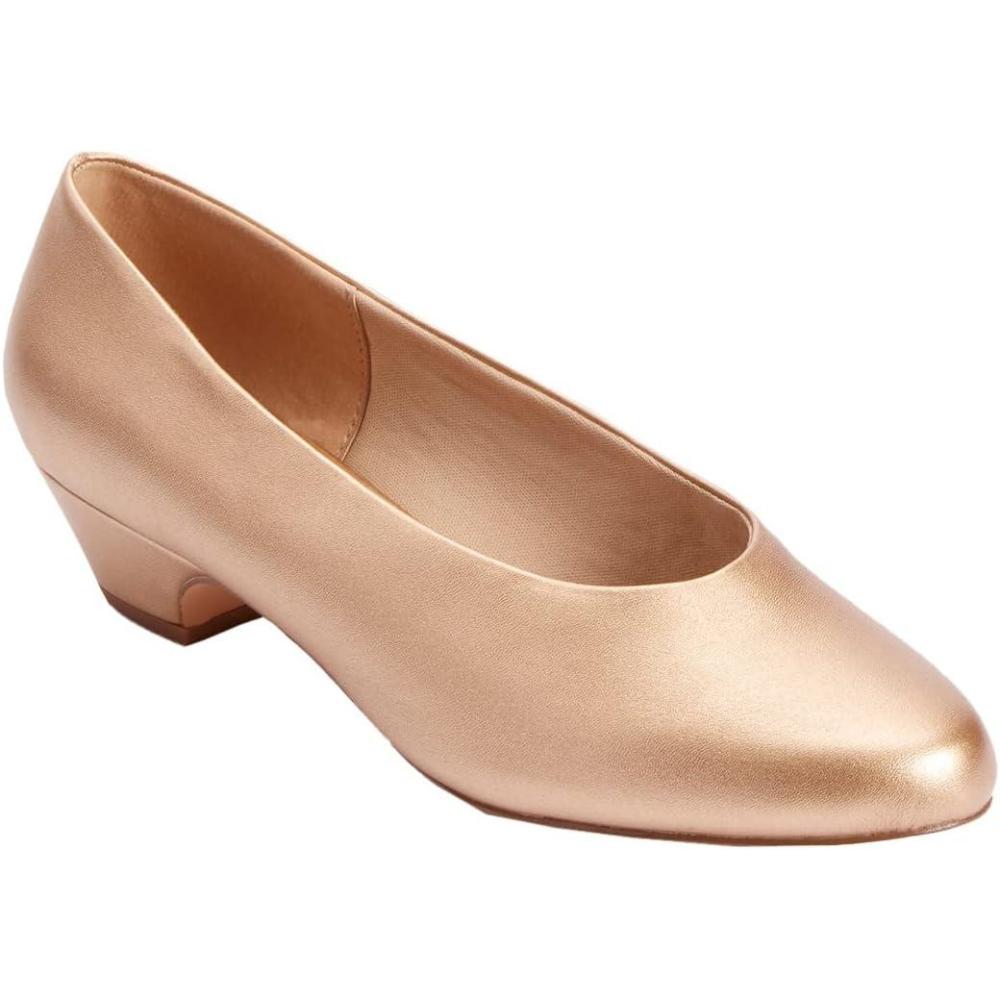 imageComfortview Womens Wide Width The Vida PumpGold