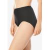 Comfort Choice Plus Size Full Coverage Cotton Brief 10-Pack(Nude Black Pack)