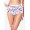 Comfort Choice Plus Size Full Coverage Cotton Brief 10-Pack(Paisley)