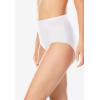 Comfort Choice Plus Size Full Coverage Nylon Brief 10-Pack(White Pack)