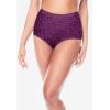 Comfort Choice Plus Size Full Coverage Nylon Brief 5-Pack(Berry Animal Pack)