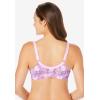 Comfort Choice Women’s Plus Size 3-Pack Front-Close Cotton Wireless Bra(Pretty Orchid Assorted)
