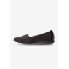 Comfortview Women’s The Bethany Slip On Flat (Wide Widths Available)(Black)