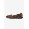 Comfortview Women’s The Bethany Slip On Flat (Wide Widths Available)(Brown)