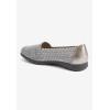 Comfortview Women’s The Bethany Slip On Flat (Wide Widths Available)(Pewter)