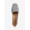 Comfortview Women’s The Bethany Slip On Flat (Wide Widths Available)(Pewter)