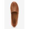 Comfortview Women’s Wide Width The June Flat(Cognac)