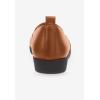 Comfortview Women’s Wide Width The June Flat(Cognac)