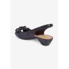 Comfortview Women’s Wide Width The Rider Slingback(Black)