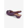 Comfortview Women’s Wide Width The Rider Slingback(Eggplant)