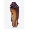 Comfortview Women’s Wide Width The Rider Slingback(Eggplant)