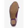 Comfortview Women’s Wide Width The Rider Slingback(Eggplant)