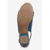 Comfortview Women’s Wide Width The Rider Slingback(Midnight Teal)