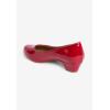Comfortview Women’s Wide Width The Vida Pump(Red Patent)