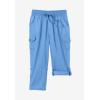 Woman Within Convertible Length Cargo Capri/Bermuda(French Blue)