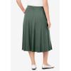 Woman Within Plus Size 7-Day Knit A-Line Skirt(Pine)