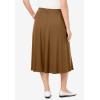Woman Within Plus Size 7-Day Knit A-Line Skirt(Toffee)