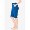 Woman Within Plus Size 7-Day Knit Bermuda Shorts(Deep Cobalt)