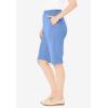 Woman Within Plus Size 7-Day Knit Bermuda Shorts(French Blue)