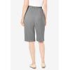 Woman Within Plus Size 7-Day Knit Bermuda Shorts(Medium Heather Grey)
