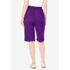 Woman Within Plus Size 7-Day Knit Bermuda Shorts(Radiant Purple)