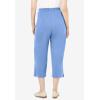 Woman Within Plus Size 7-Day Knit Capri(French Blue)