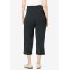 Woman Within Plus Size 7-Day Knit Capri(Heather Charcoal)