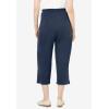 Woman Within Plus Size 7-Day Knit Capri(Navy)