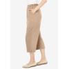 Woman Within Plus Size 7-Day Knit Capri(New Khaki)
