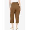 Woman Within Plus Size 7-Day Knit Capri(Toffee)