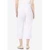 Woman Within Plus Size 7-Day Knit Capri(White)