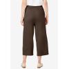 Woman Within Plus Size 7-Day Knit Culotte(Chocolate)