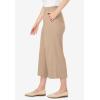 Woman Within Plus Size 7-Day Knit Culotte(New Khaki)