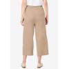 Woman Within Plus Size 7-Day Knit Culotte(New Khaki)