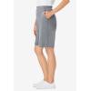 Woman Within Plus Size 7-Day Knit Short(Medium Heather Grey)