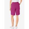 Woman Within Plus Size 7-Day Knit Short(Raspberry)