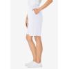 Woman Within Plus Size 7-Day Knit Short(White)