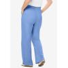 Woman Within Plus Size 7-Day Knit Wide-Leg Pull-On Pants(French Blue)