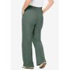 Woman Within Plus Size 7-Day Knit Wide-Leg Pull-On Pants(Pine)