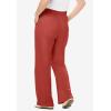Woman Within Plus Size 7-Day Knit Wide-Leg Pull-On Pants(Red Ochre)