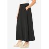 Woman Within Plus Size 7-Day Maxi Skirt(Black)