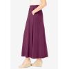Woman Within Plus Size 7-Day Maxi Skirt(Deep Claret)
