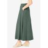 Woman Within Plus Size 7-Day Maxi Skirt(Pine)