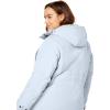 Woman Within Plus Size Arctic Parka Jacket & Hood 34″ Long Down Blend Winter Coat(Gunmetal)