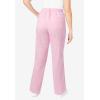 Woman Within Plus Size Back-Elastic All-Cotton Denim Carpenter Jeans(Pink)