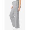 Woman Within Plus Size Better Fleece Cargo Sweatpant (Petite & Tall Available)(Heather Grey)