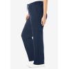 Woman Within Plus Size Better Fleece Cargo Sweatpant (Petite & Tall Available)(Navy)